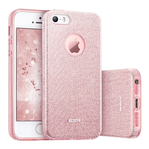 ESR Glitter Shine iPhone 5S/SE Rose Gold