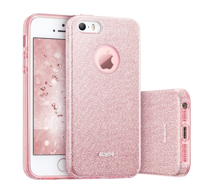 ESR Glitter Shine iPhone 5S/SE Rose Gold