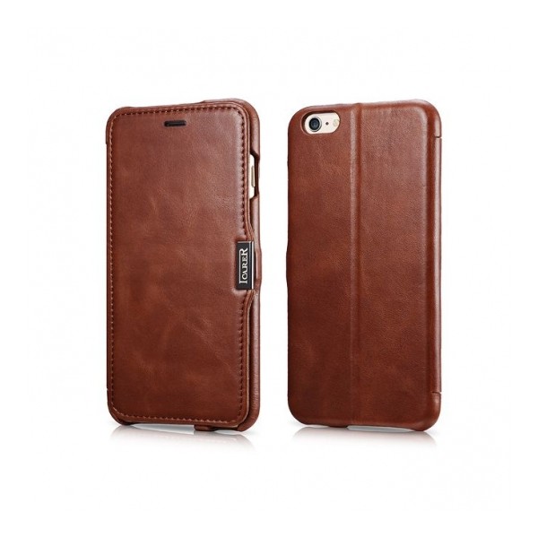 ICARER Side Open Vintage iPhone 6/6S Plus (5,5) Brown