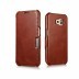 ICARER Side Open Vintage Galaxy S6 brown