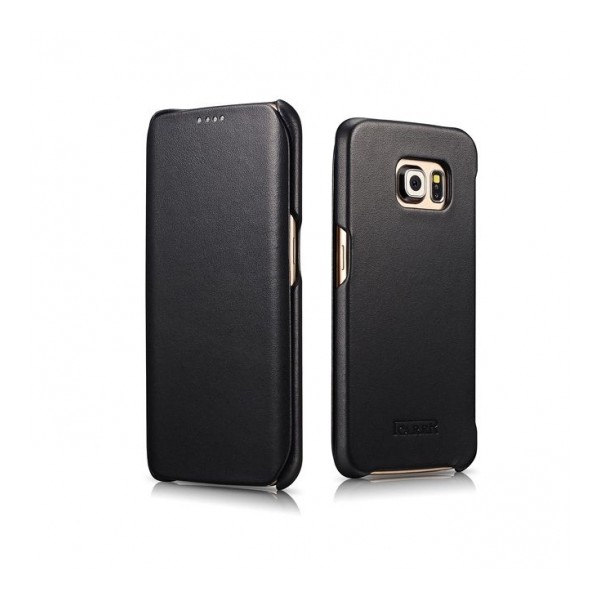 ICARER Side Open Vintage Galaxy S6 edge black