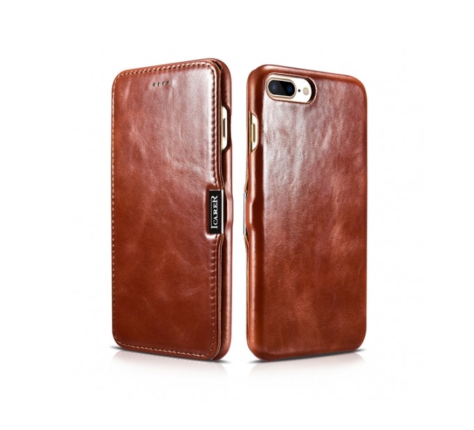 ICARER Vintage iPhone 7 Plus Brown