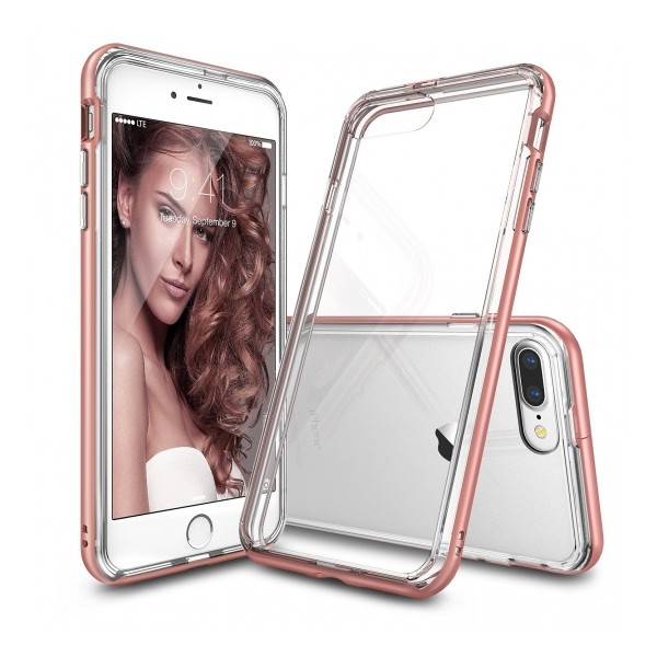 Ringke Frame iPhone 7 Plus Rose Gold