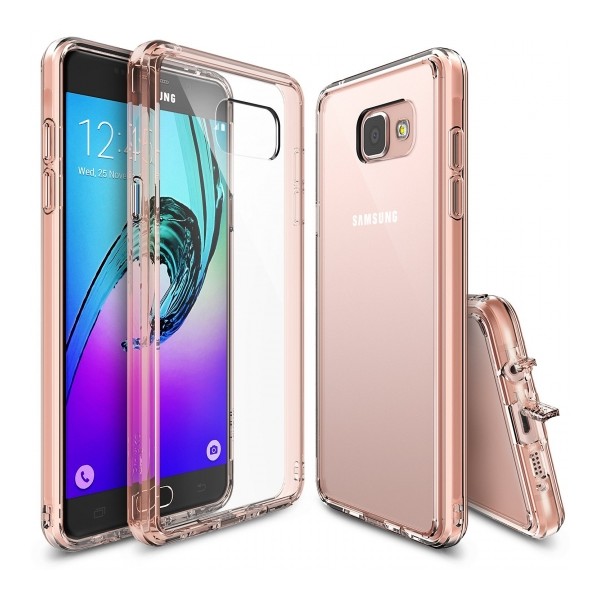 Ringke Fusion Galaxy A3 2016 Rose Gold