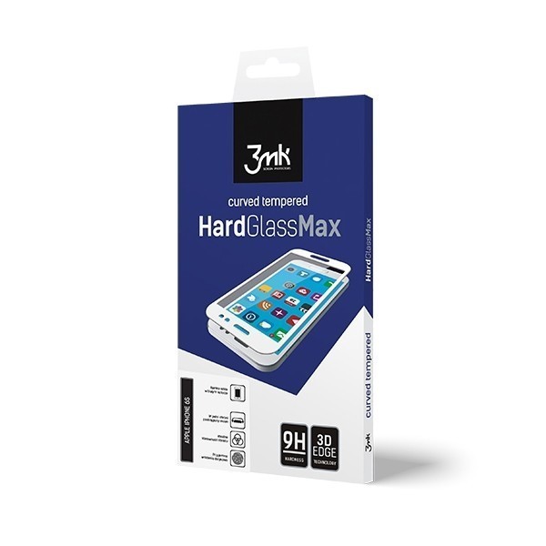 Szkło hartowane 3MK Hard glass Max 3D iPhone 6/6S 4.7 White