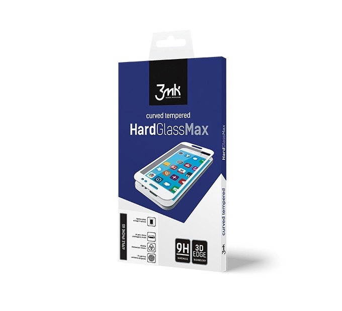 Szkło hartowane 3MK Hard glass Max 3D iPhone 7 Plus White