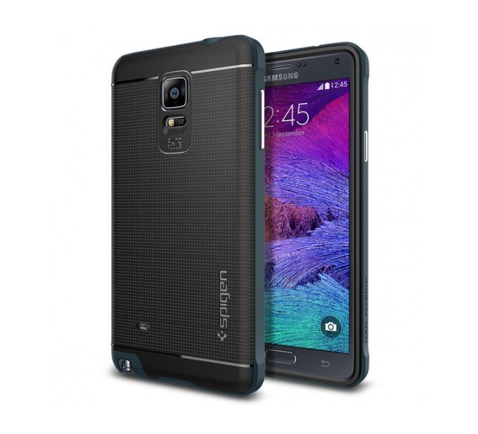 Spigen SGP Neo Hybrid Galaxy Note 4 Metal Slate