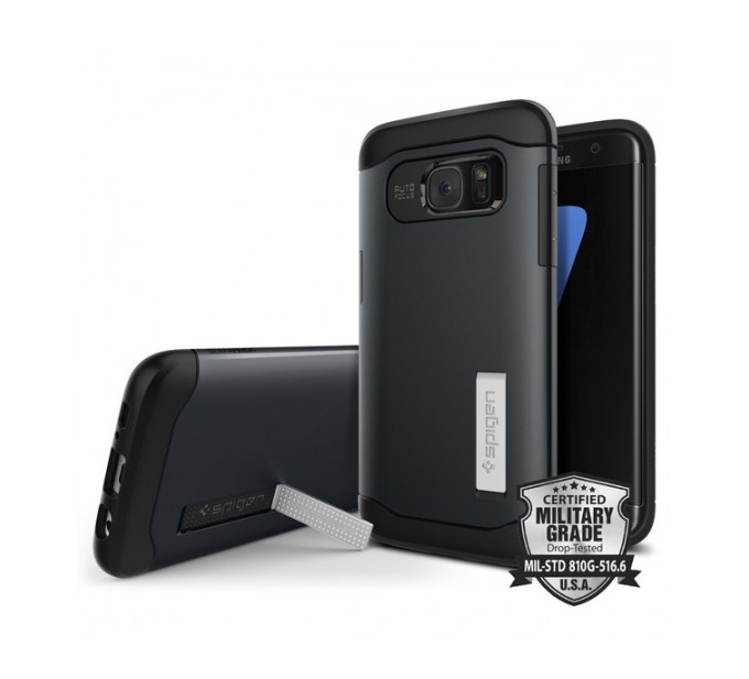 Spigen SGP Slim Armor CS Galaxy S7 Edge Metal Slate
