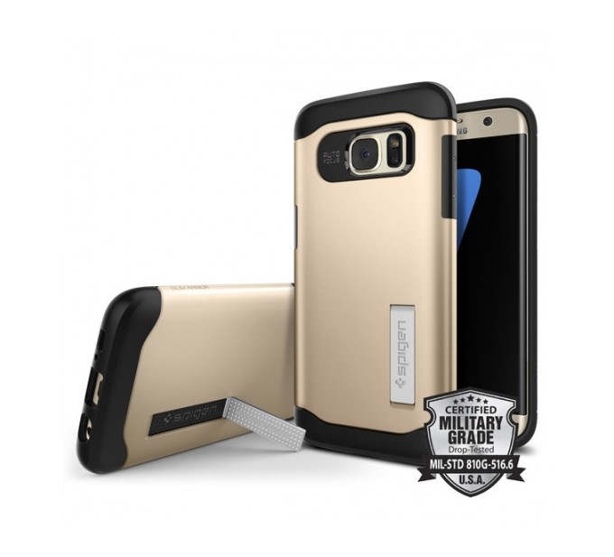 Spigen SGP Slim Armor CS Galaxy S7 Edge Champagne Gold