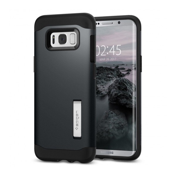 Spigen SGP Slim Armor Galaxy S8+ Plus Metal Slate