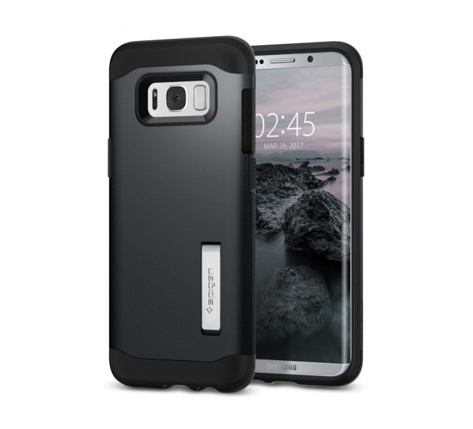 Spigen SGP Slim Armor Galaxy S8+ Plus Metal Slate