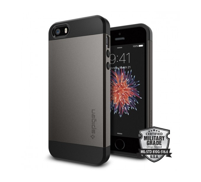 Spigen SGP Slim Armor iPhone 5S/SE Gunmetal