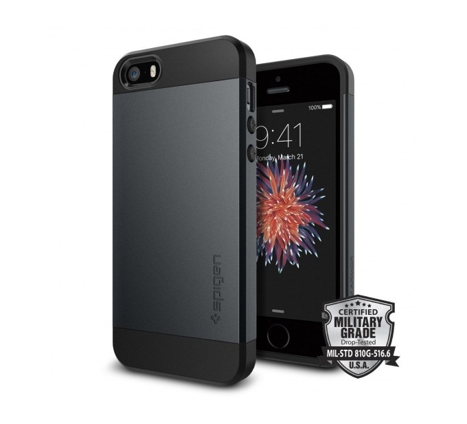 Spigen SGP Slim Armor iPhone 5S/SE Metal Slate