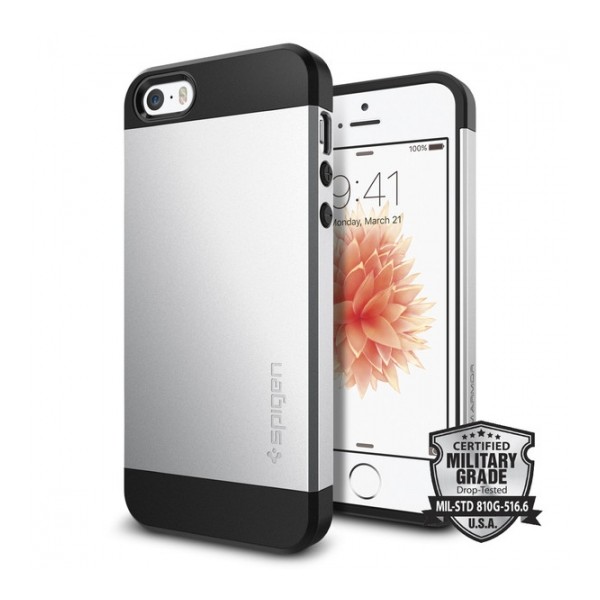 Spigen SGP Slim Armor iPhone 5S/SE Satin Silver