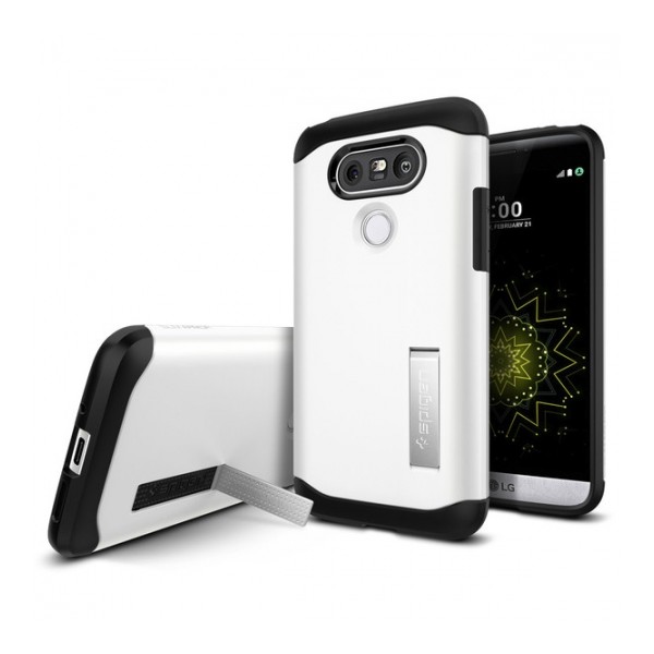 Spigen SGP Slim Armor LG G5 Shimmery White