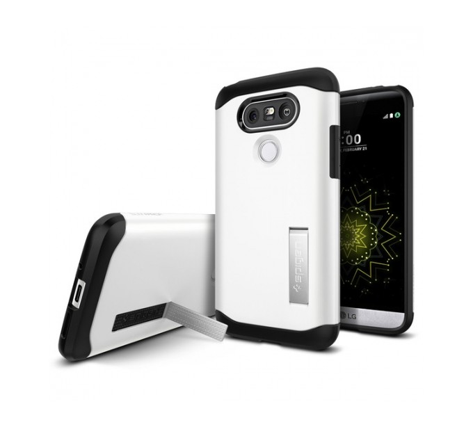 Spigen SGP Slim Armor LG G5 Shimmery White