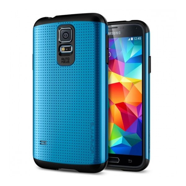 Spigen SGP Slim Armor Galaxy S5/S5 Neo Electric Blue
