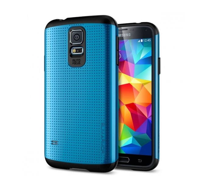 Spigen SGP Slim Armor Galaxy S5/S5 Neo Electric Blue