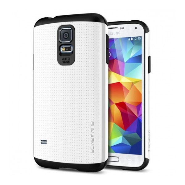 Spigen SGP Slim Armor Galaxy S5/S5 Neo Shimmery White