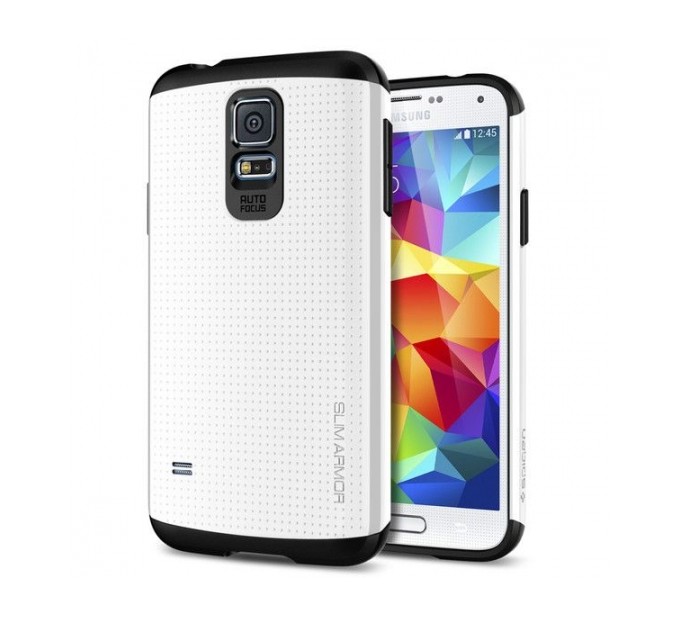 Spigen SGP Slim Armor Galaxy S5/S5 Neo Shimmery White