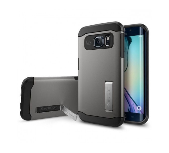 Spigen SGP Slim Armor Galaxy S6 Edge Gunmetal