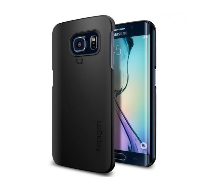 Spigen SGP Thin Fit Galaxy S6 Edge Smooth Black