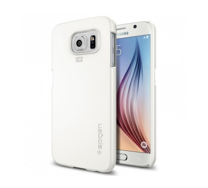 Spigen SGP Thin Fit Galaxy S6 Shimmery White