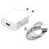 Ładowarka sieciowa HUAWEI HW-050100E2W + kabel 1A white