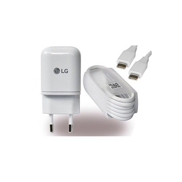 Ładowarka sieciowa LG MCS-N04ER Fast USB 3A + kabel TypC Ładowarka sieciowa LG MCS-N04ER Fast USB 3A + kabel TypC